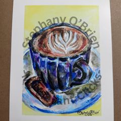A Cappuccino - Print of Original Artwork