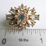 Vintage Crystal Snowflake Brooch Image 8