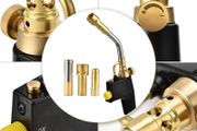 BRAND NEW EU UK US Stock MAPP Propane Torch Multi Purpose Trigger Start GasTorch with 3 Nozzles/Tips, Gas cylinders not Included