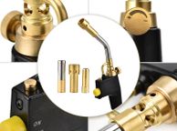 main image for ad BRAND NEW EU UK US Stock MAPP Propane Torch Multi Purpose Trigger Start GasTorch with 3 Nozzles/Tips, Gas cylinders not Included