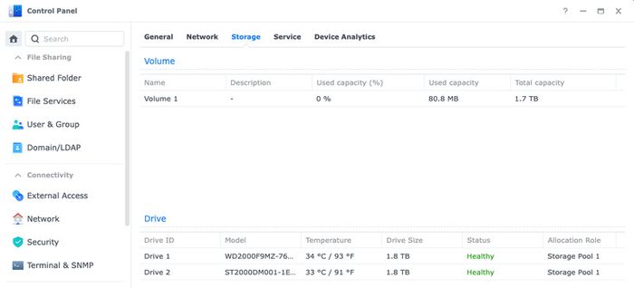 Synology DS218+ NAS