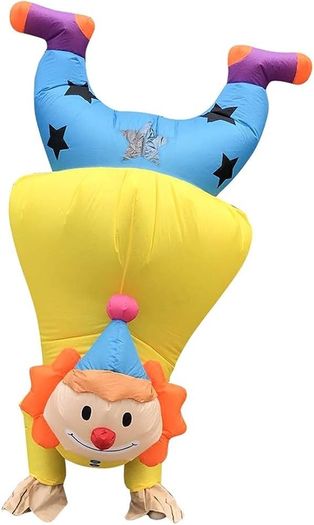 Inflatable Clown Costume Funny Costume Halloween Costume for Adult/Halloween/Christmas Party (FREE SHIPPING)