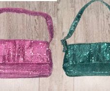 Primark Sparkly Sequin Studded Purse Bags