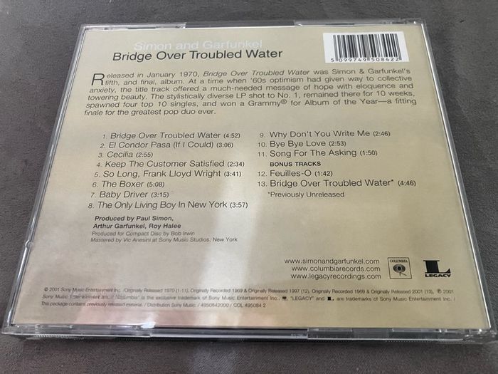 Simon & Garfunkel  -  Bridge Over Troubled Water            CD