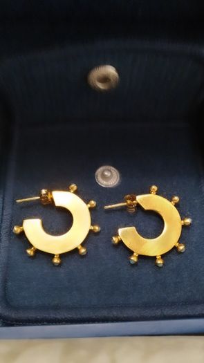 Missoma sphere hoop earrings