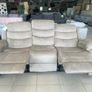 3 Seater Fabric Recliner Sofa Brown, brand new! Image 2