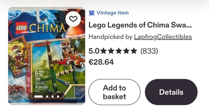 x2 Bundle - Lego Legends Of Chima Sets - 70111 & 70112 - With x2 Figures, x10 Trading Cards, x2 Power Up Speedors, Weapons, Instruction Manuel, Etc...
