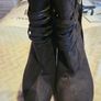 Ladies suede high heel ankle boots Image 8