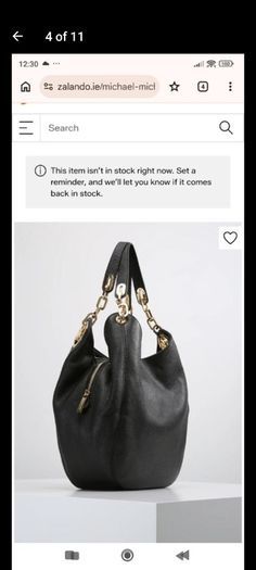 Michael Kors Hobo Black Bag
