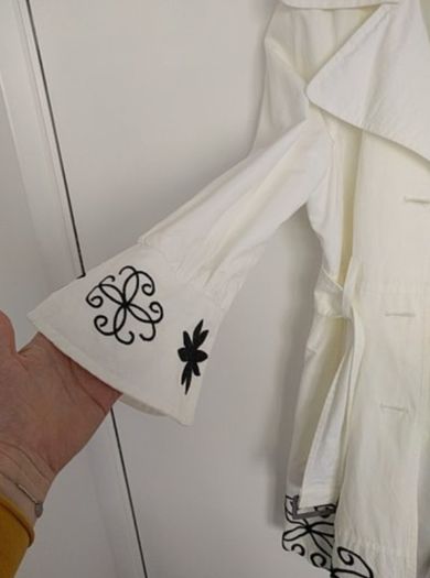 White Trench coat