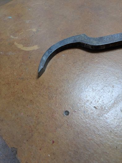 Old rare Swan neck mortice chisel