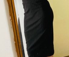 Slim Black Pencil Skirt size S (36)