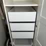 Single tall white wardrobe ikea Image 8