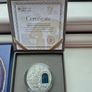 Niue SECRETS OF LICHTENSTEIN Crystal Art Castle Schloss Silver Coin 2 Oz Image 2