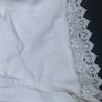 White Denim Short Romper Size 10 Image 3