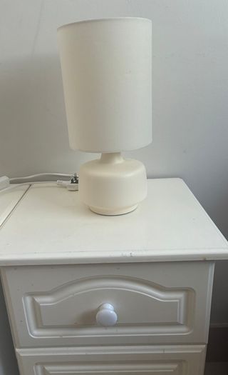 Bedside lockers with lamps