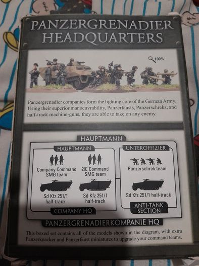 Flames of War Panzer Company HQ GBX17