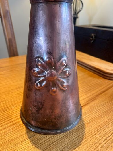 Arts & Crafts Copper Pitcher