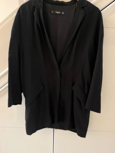MANGO  Black long blazer