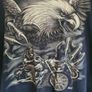 Vintage WILD motorbike biker t shirt Single stitch Size 3XL skulls Eagle motorcycles Image 3
