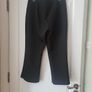 River Island Black Crop Trousers Image 4