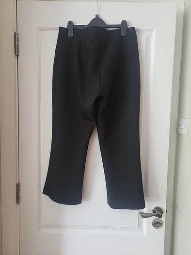 River Island Black Crop Trousers