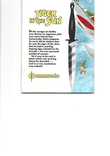 Commando #2988 Tiger In The Sun Dc Thomson Uk Comic 1996