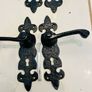Wrought Iron Door Handle 20 EUR Per Pair Strong Heavy Duty Basta Merriway Black Antique Lever Lock Door Handles Fortress Image 2