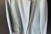 Zara baby blue wool coat