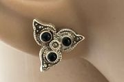 sterling silver marcasite earrings