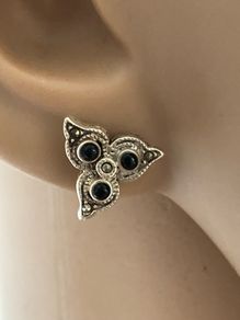 sterling silver marcasite earrings