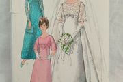 1960s vintage Bridal sewing pattern,