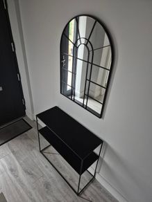 mirror and table