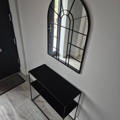 mirror and table