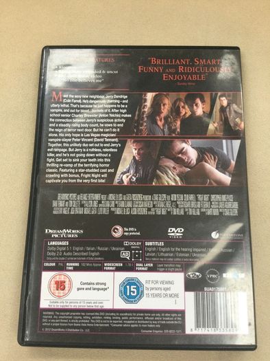 Fright night Colin Farrell dvd rare