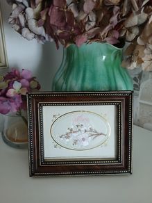 Silk Spun Floral 'Mum' Picture