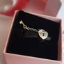 New genuine pandora key to my heart charm with gold key charm Image 7