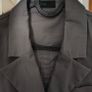 Benetton spring cotton jacket grey Image 3