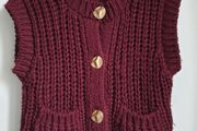 Zara Sleeveless Cardigan Size Medium