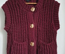 Zara Sleeveless Cardigan Size Medium