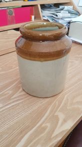 Brown Old Stoneware Jar