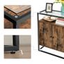 New Vintage Storage Cabinet WIth Glass Top - FREE P&P Image 6