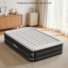 Double Airbed with Built-in Electric Pump (New)