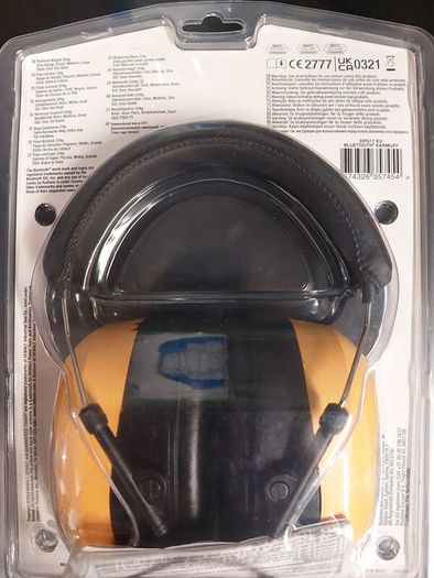DEWALT DPG17 EU Bluetooth hearing protection ear defenders.