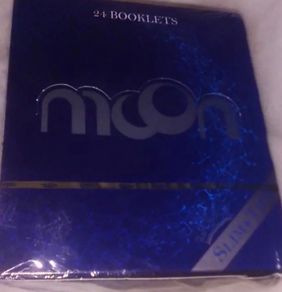 Moon Rolling Papers 24 Booklets Full Box King Size with Tips