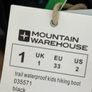 Mountain Warehouse Black Trail Kids Waterproof Walking Boots Image 7