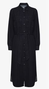 Pulz Denim Midi Shirt Dress