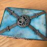 Vintage Chinese Stone Agate? Box with Ornamental Lion Head Dragon Phoenix Butterfly Image 7