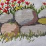 Hand Made Cross Stitch Embroidy - Classic Farm Scene Image 4