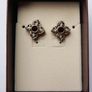 Vintage PAST TIMES Gold-Plated Earrings, Vintage 1980s Image 3